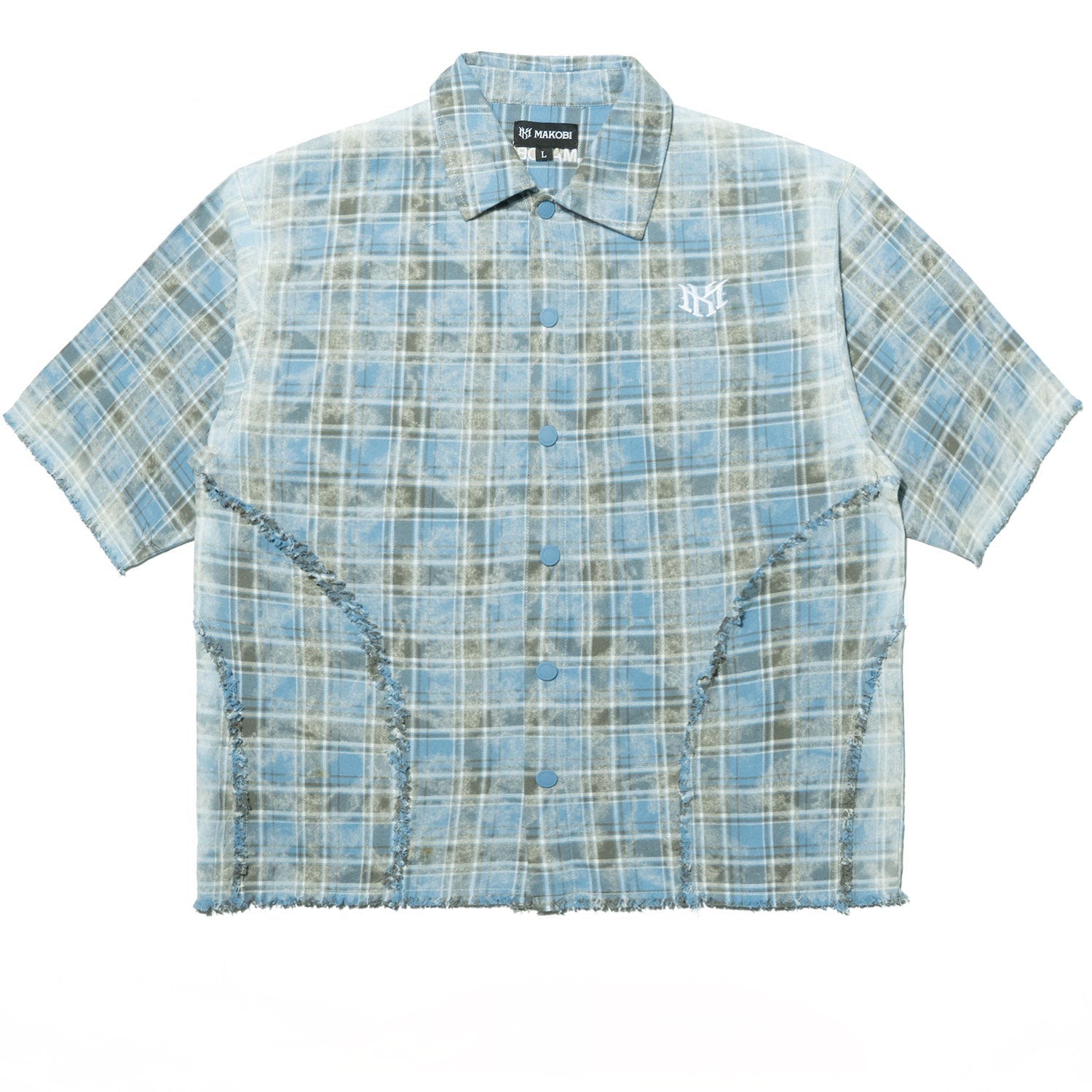 M838 Tesoro Plaid Shirt - Blue