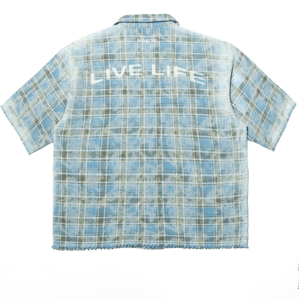 M838 Tesoro Plaid Shirt - Blue