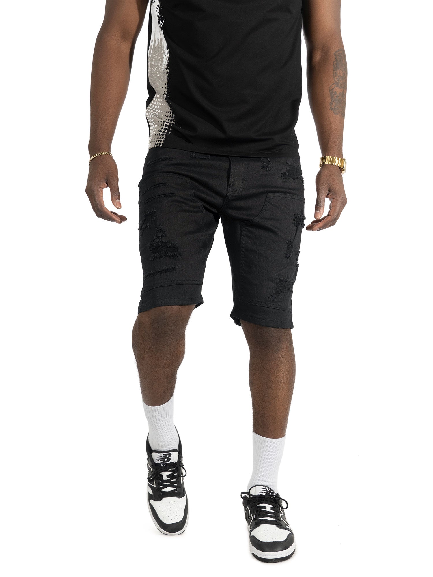 Denim Shorts | M904 Prego Jorts - Jet Black