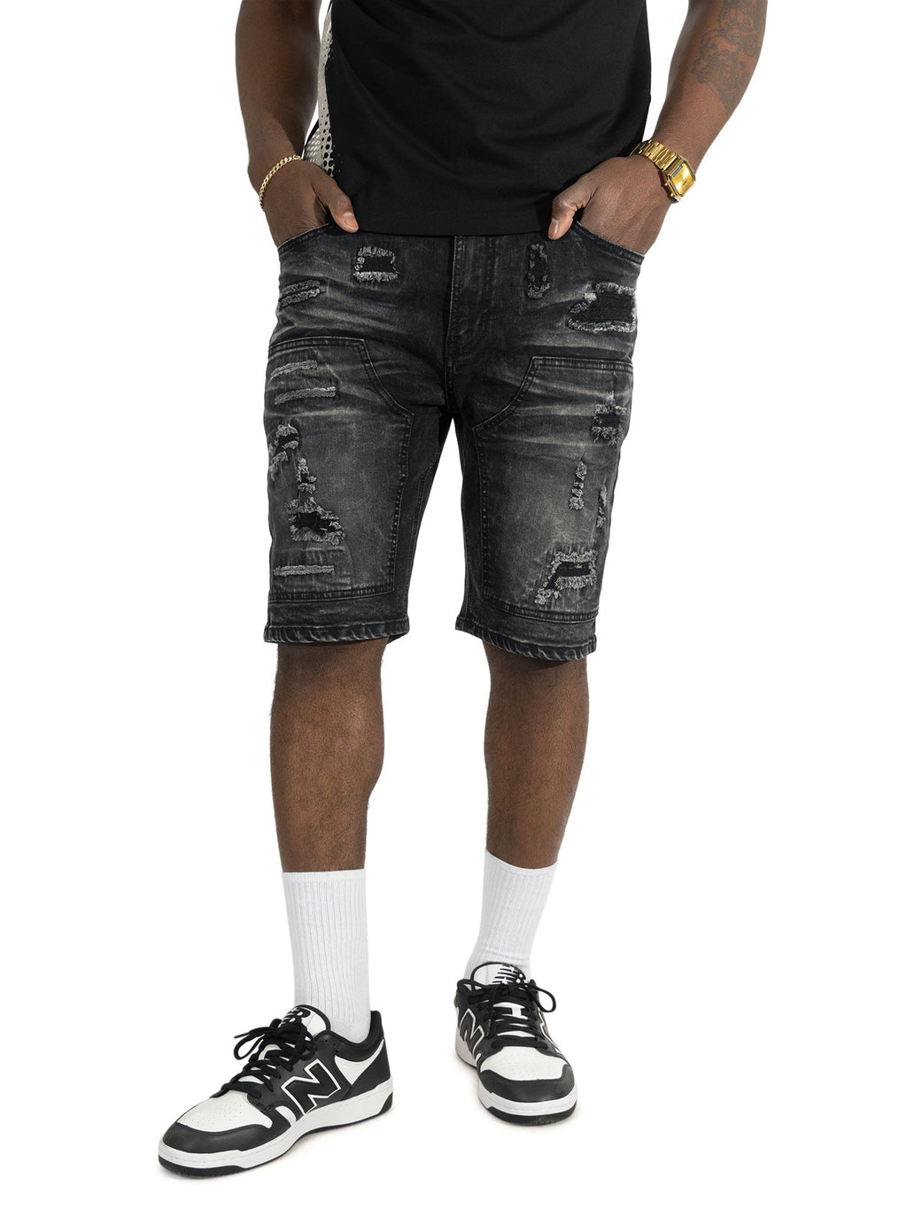 Denim Shorts | M904 Prego Jorts - Black Wash