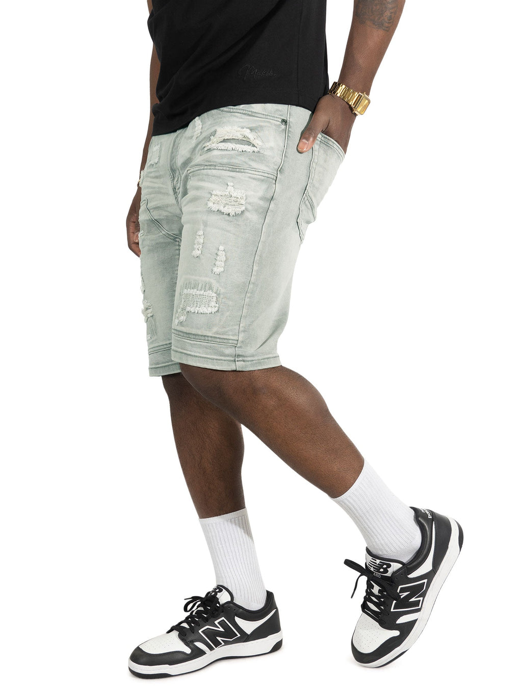 Denim Shorts | M904 Prego Jorts - Gray