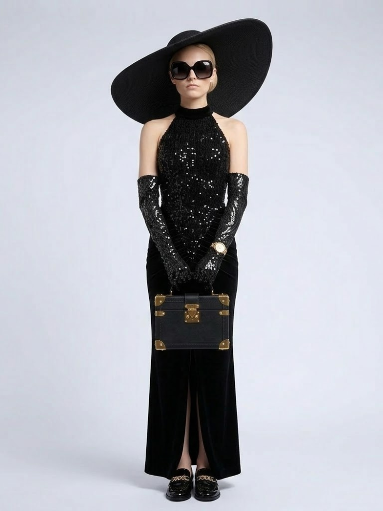 MADISON Women's Black Gown Prêt-à-Porter BYMANYC ® New York