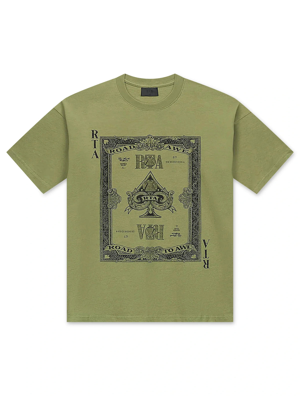 RTA Road to Awe Tee - Oil Green