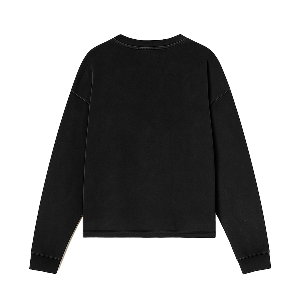 THE WEIGHT OF WHISPERED LEGENDS LONG-SLEEVE - BLACK