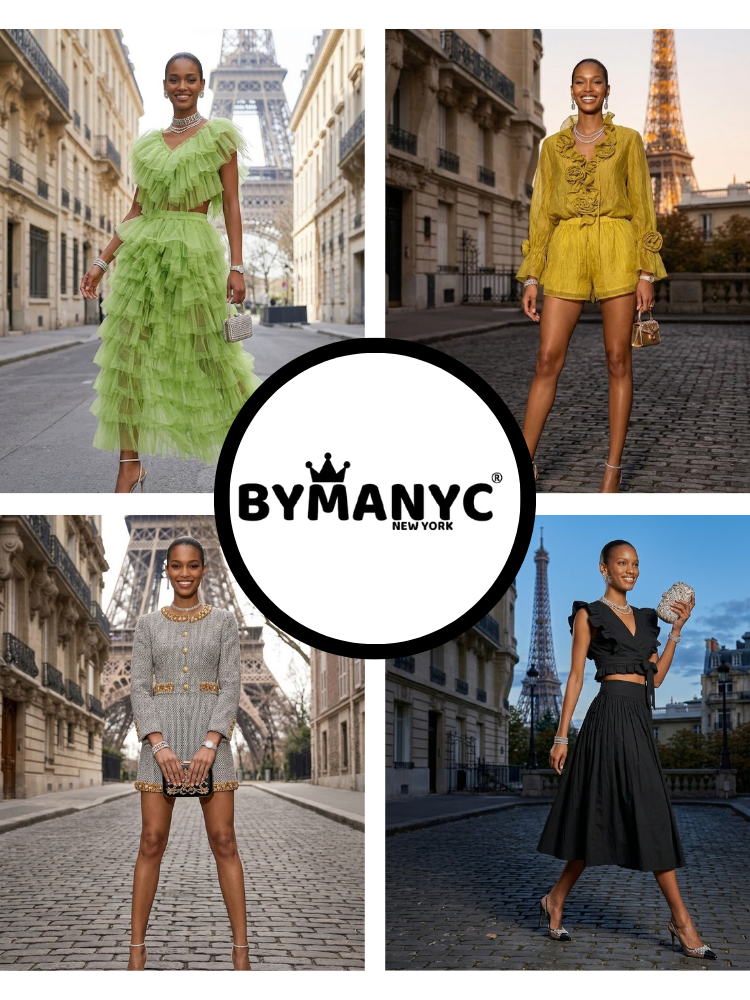 Matching Set Women's CHAMPS-ÉLYSÉES New Collection PARIS LE MARAIS BYMANYC ® New York