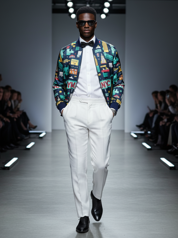 Men's WALL STREET Bomber Jacket BYMANYC ® New York