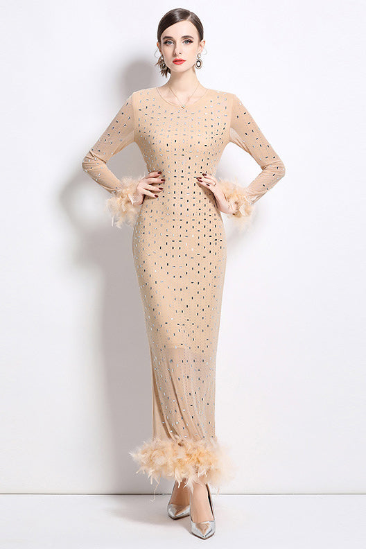 WOMEN FASHION MAXI PARTY DRESS