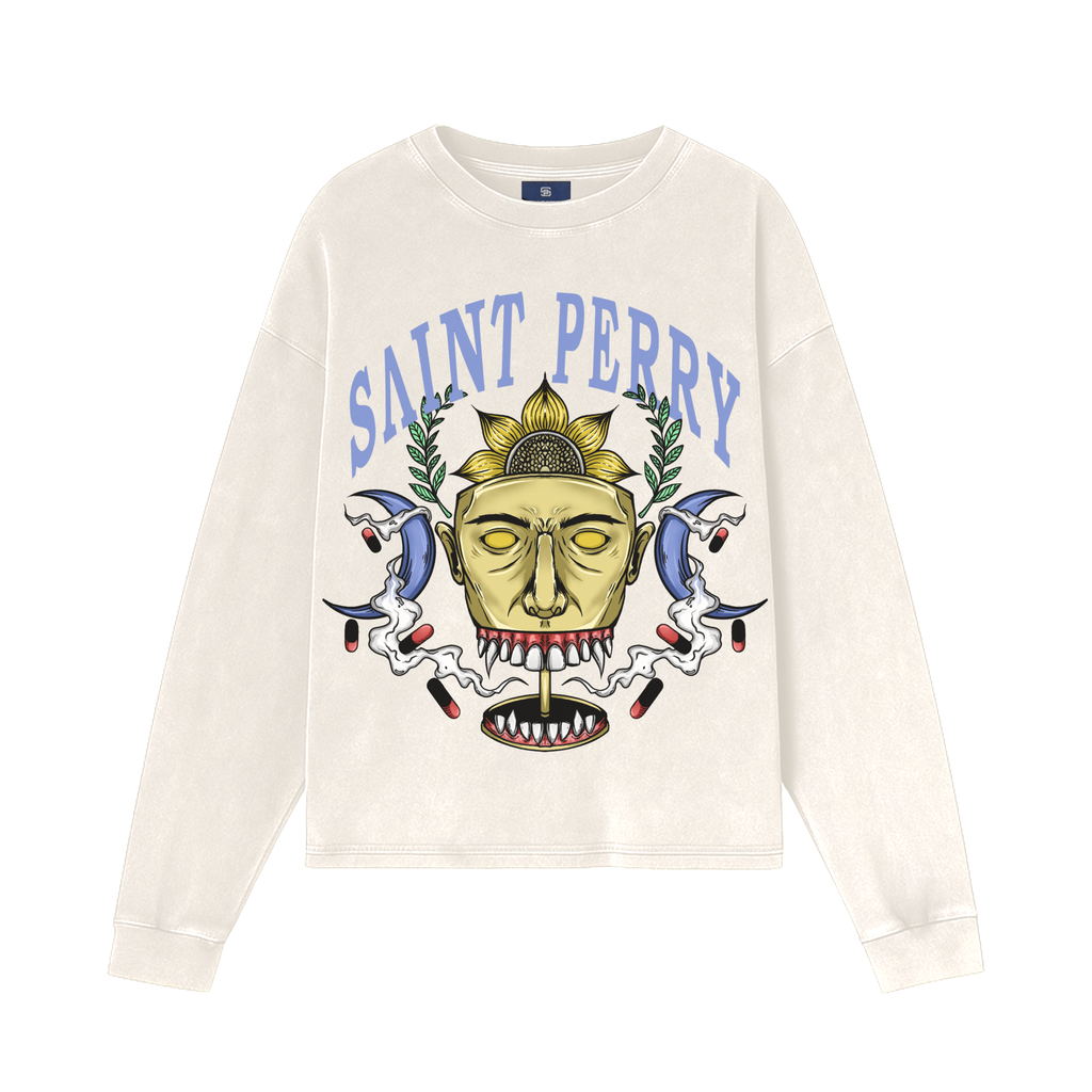 Oracle Long Sleeve Crewneck - Off-white