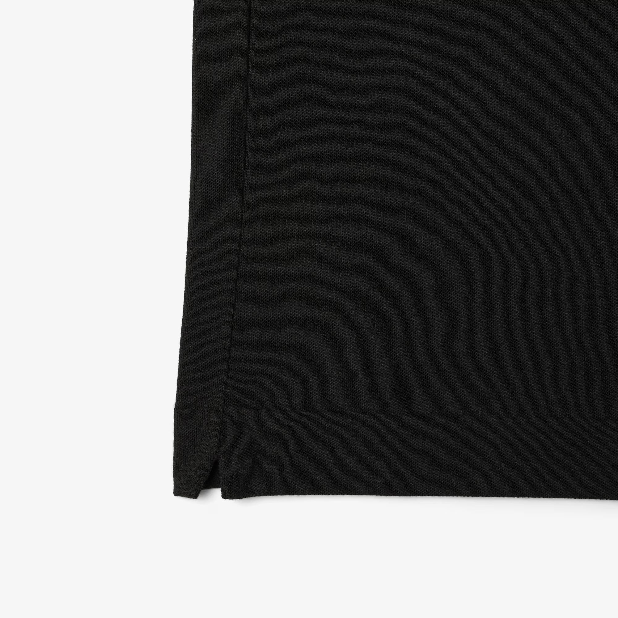 Lacoste Mens Light Pique Polo - Black