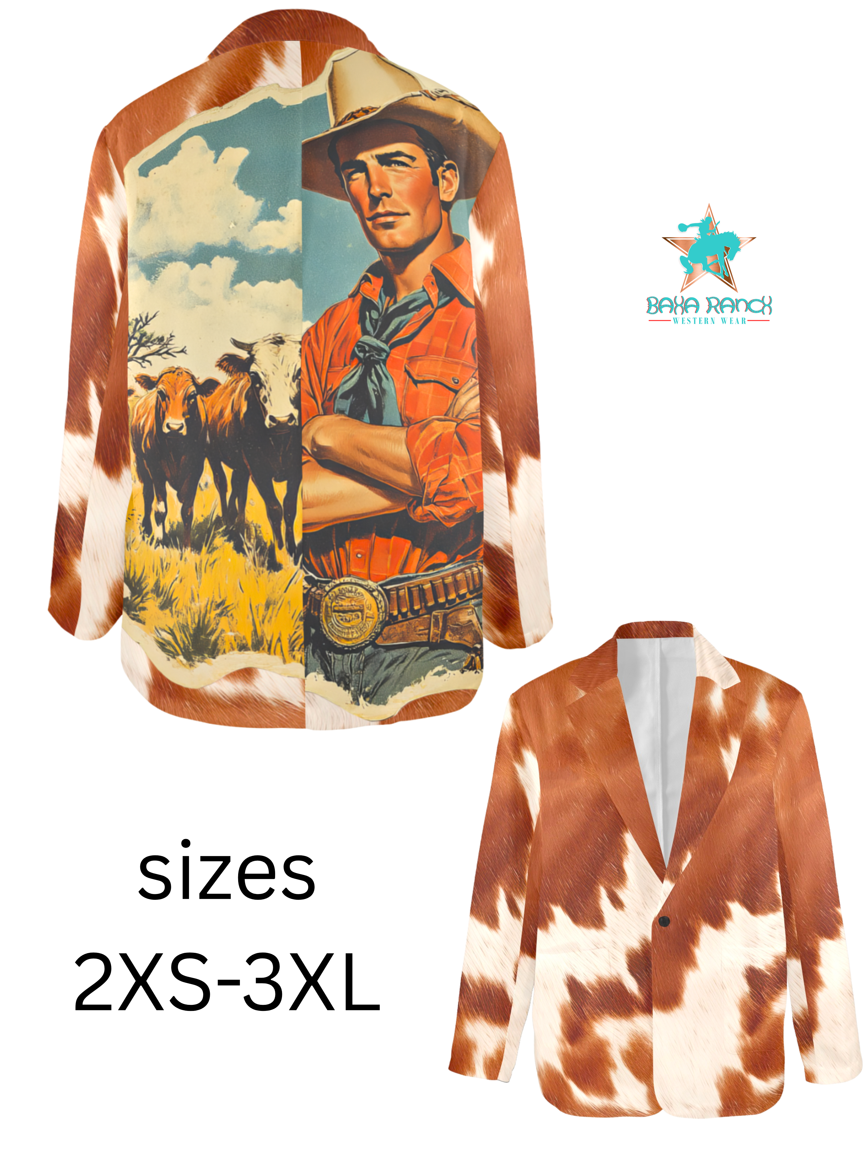 Cattle Rancher Western Blazer