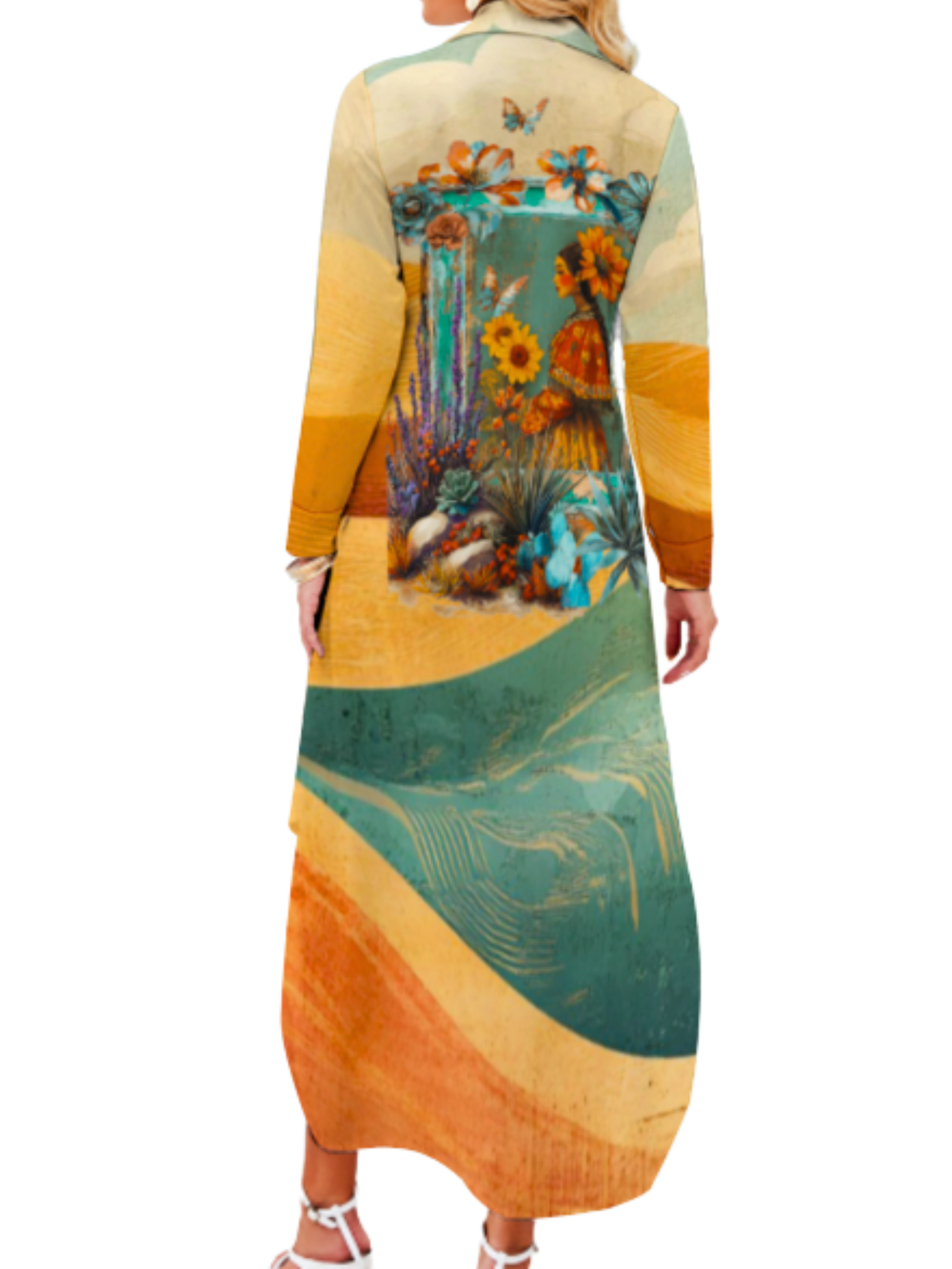 Colores de Mexico Fantasia Shirt Dress Duster