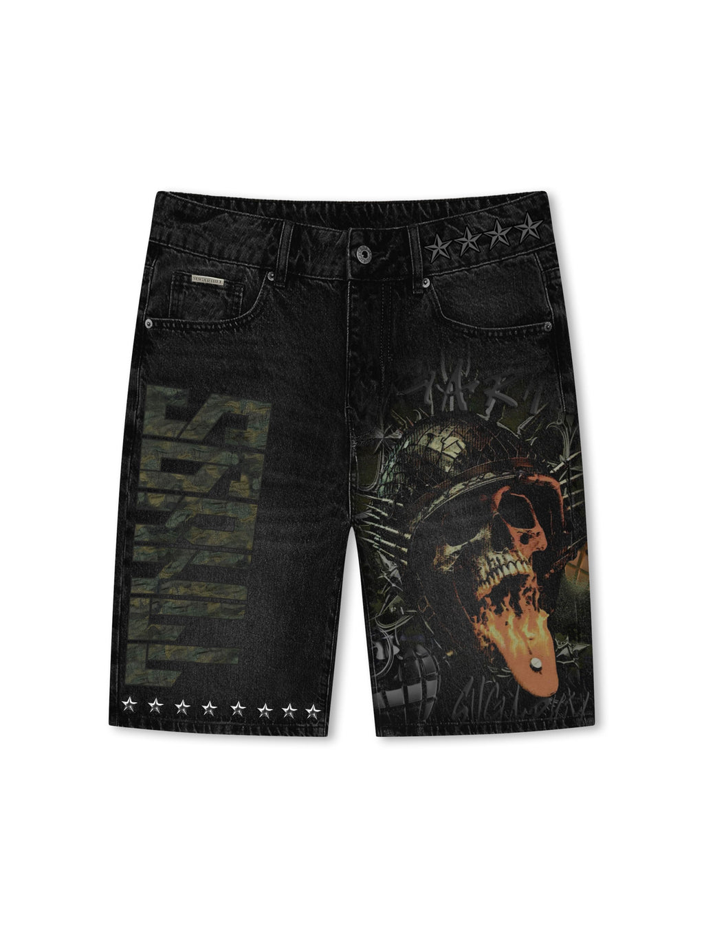 Sugarhill Platoon Jorts - Black Wash