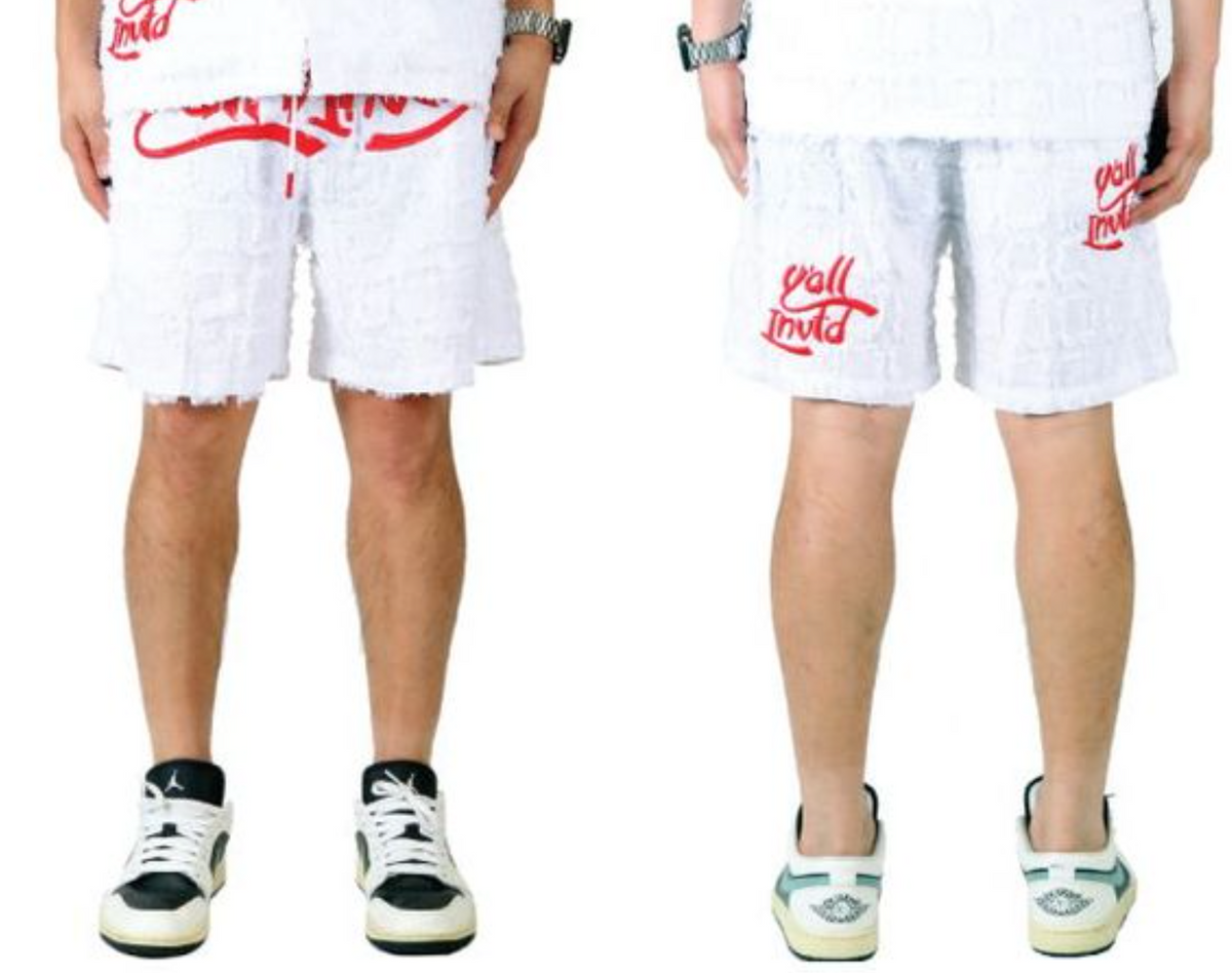 Marquis Men's ripped & repaired short pants