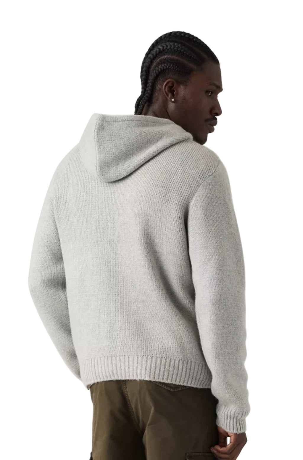 Levis Portola Sweater Hoodie - Grey Heather
