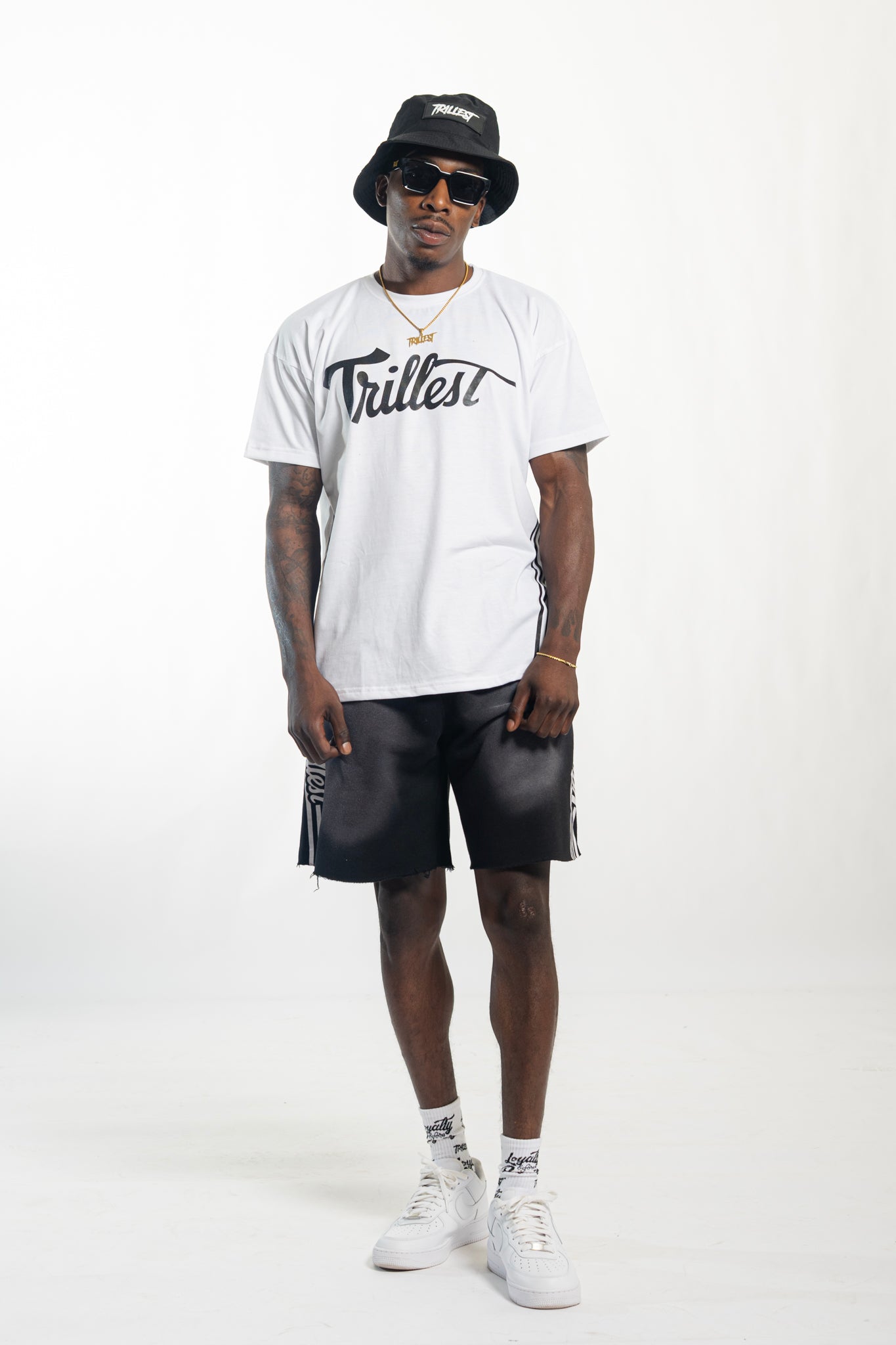 4 Stripes Trillest Tee - White/Black