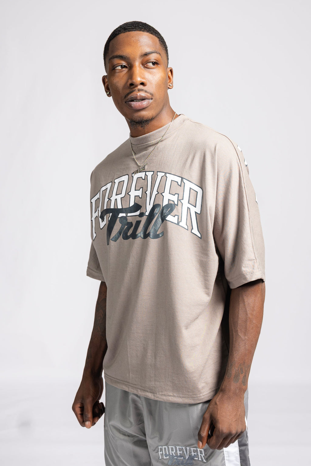 Forever Trill T-Shirt - Gray (Oversized)
