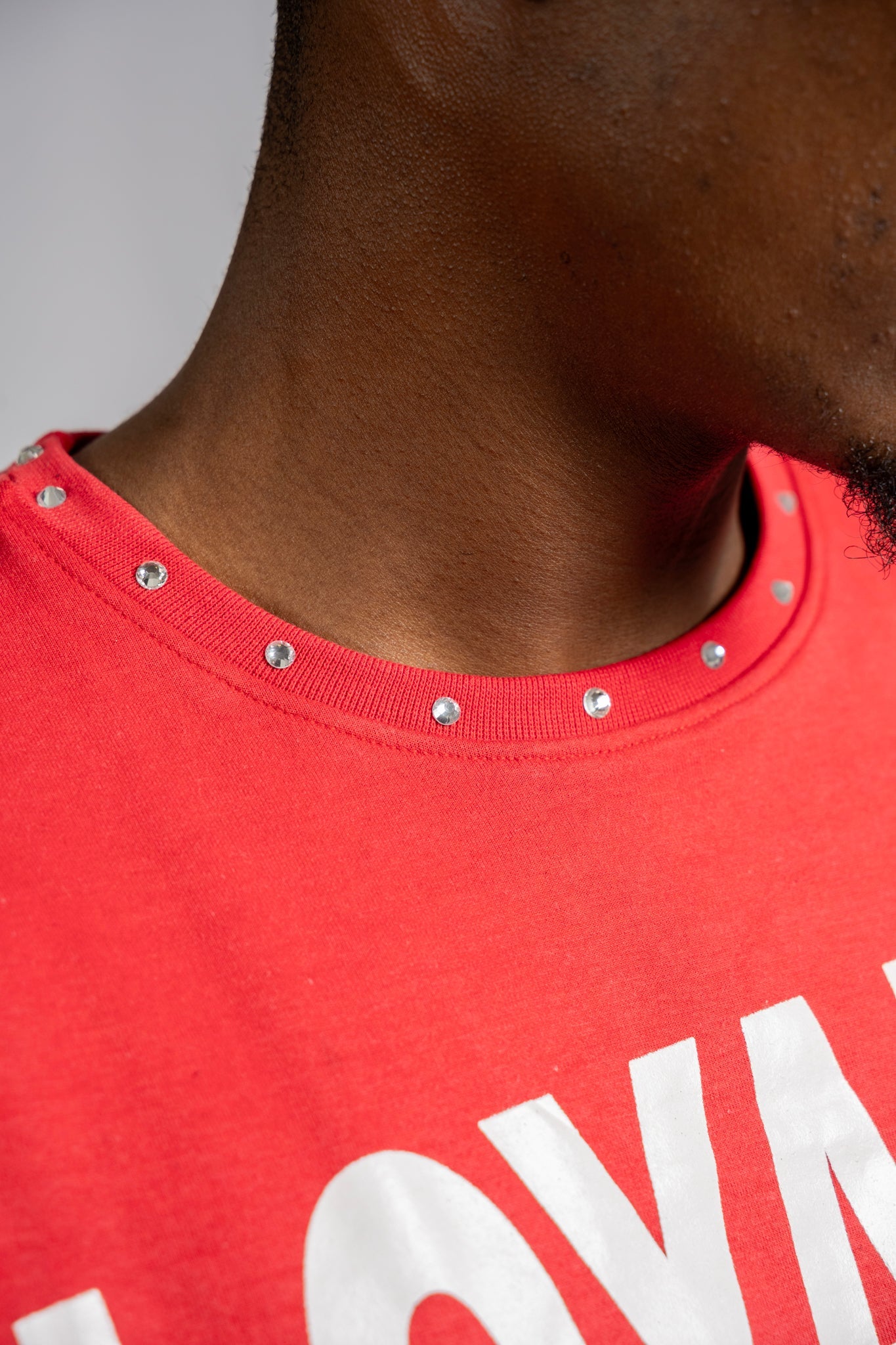 Loyalty Royalty Shirt - Red/White (Drop Shoulder Boxy)