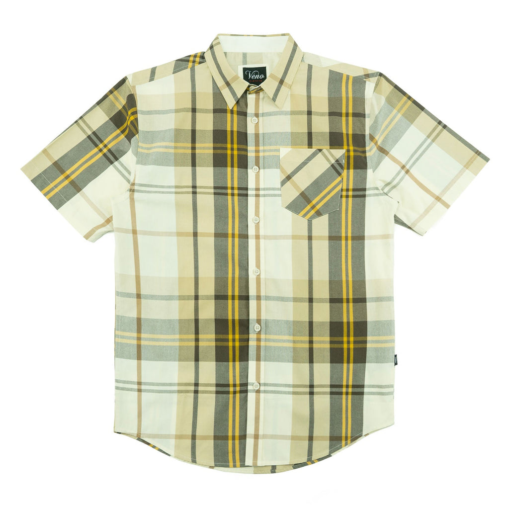 V832 Leon Plaid Shirt - Natural