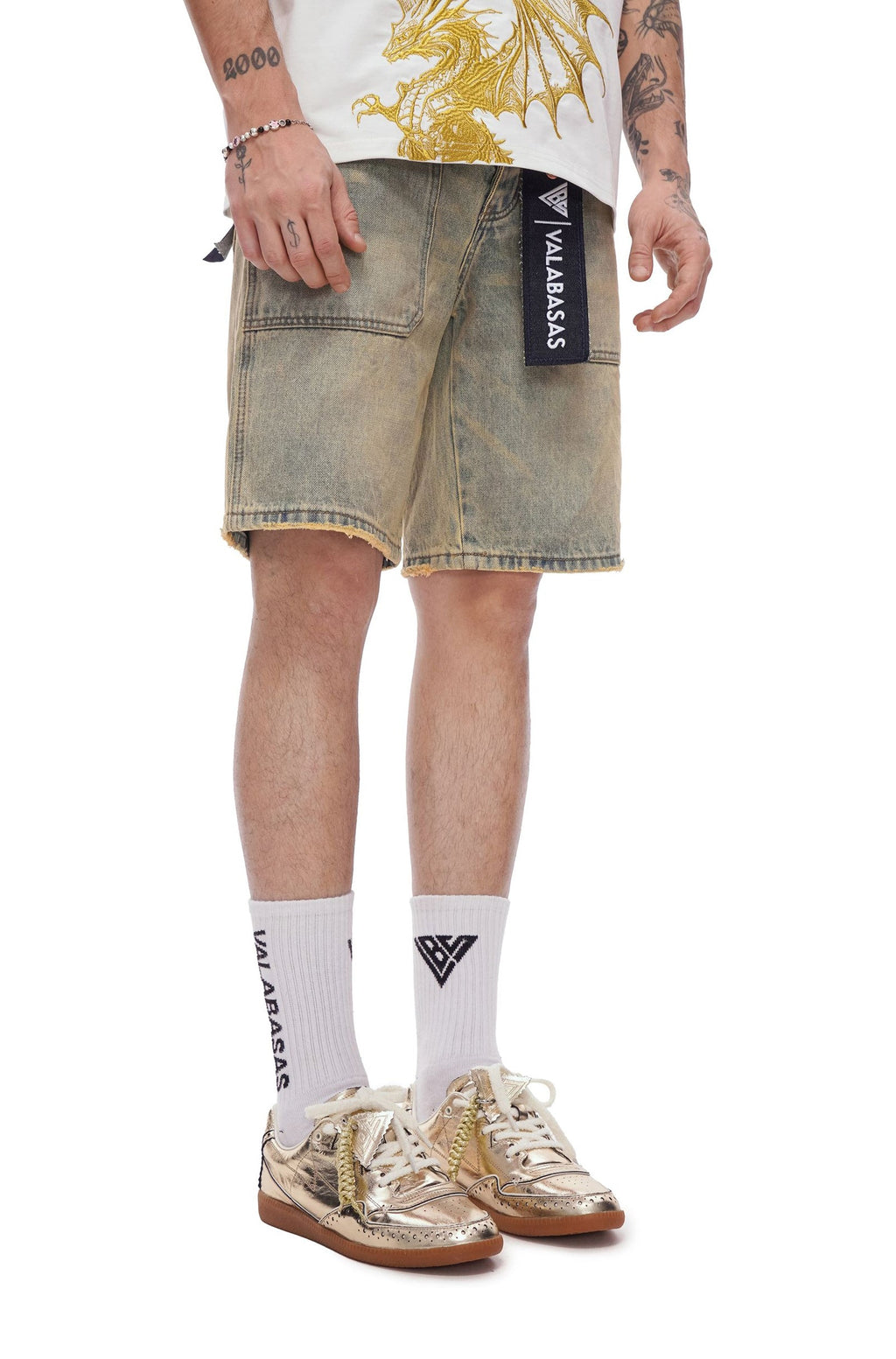 Valabasas Kuroto Denim Shorts - Vintage Wash