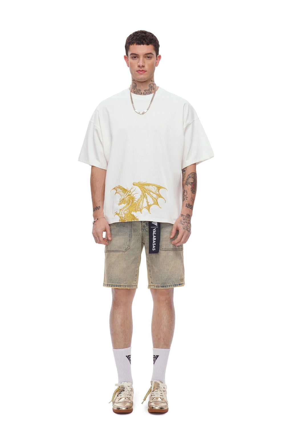 Valabasas Kuroto Denim Shorts - Vintage Wash