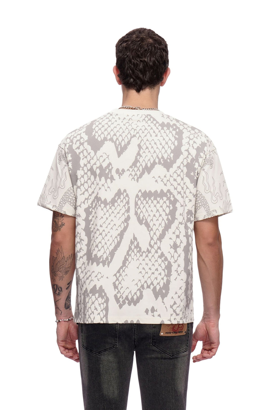 Valabasas Serpent Fade Tee - White