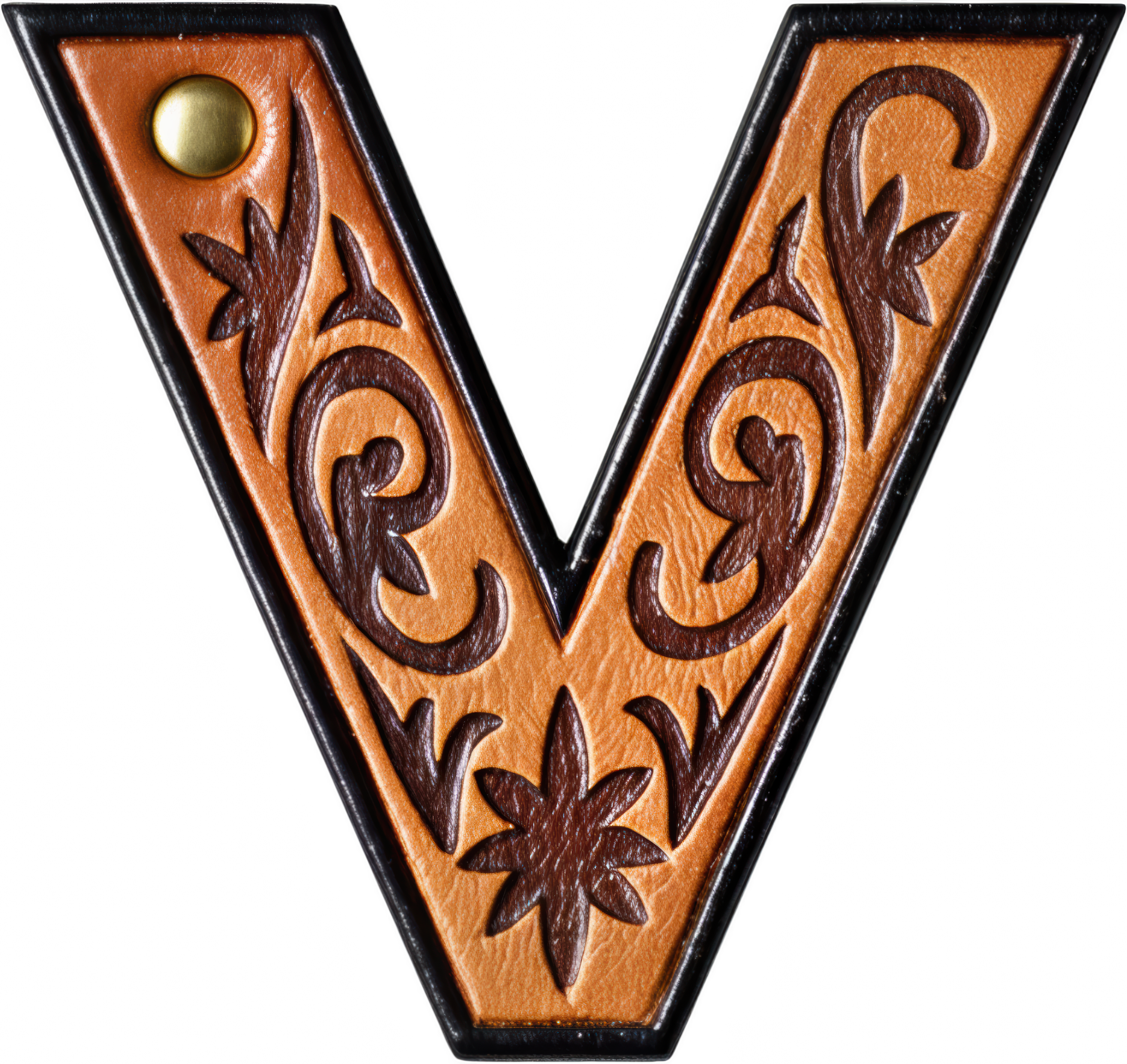 Monogrammed Initial Western Leather Look Saddle Longhorn Cowboy Cowgirl Kitchen Dish Towels Made in America