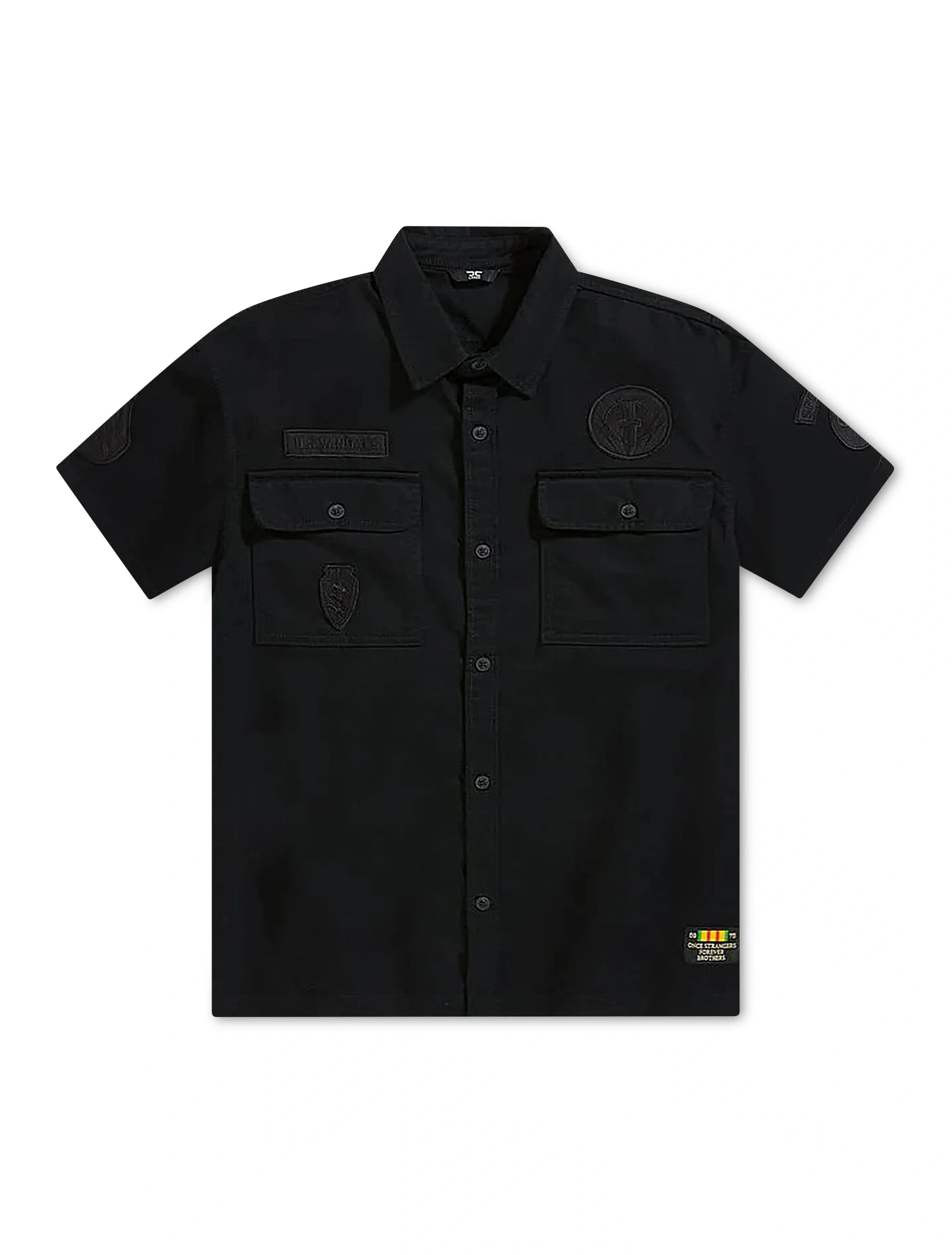 Jordan Craig Military Cargo Shirt - Black