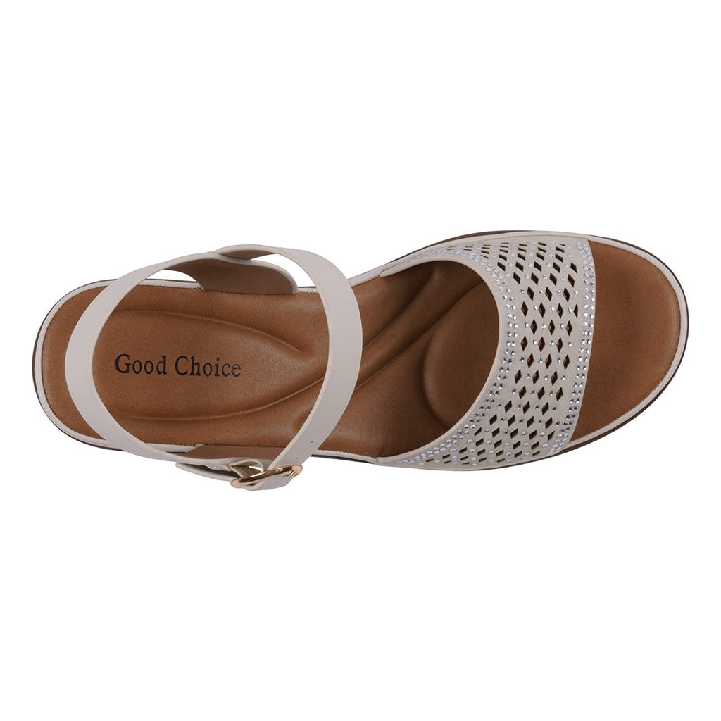 Women's West Ivory Wedge Sandals