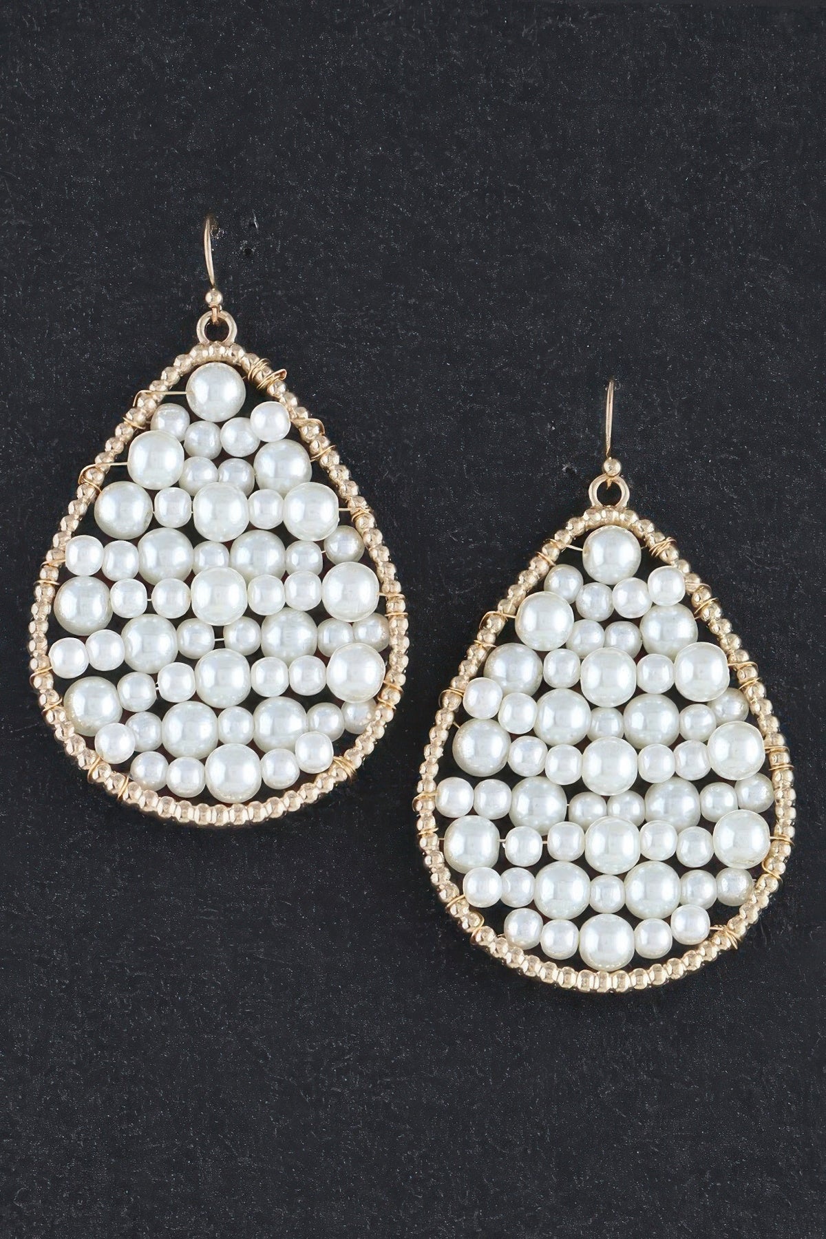 Women's Drop Earrings Pearls In A Teardrop BYMANYC ® New York ELEGANT SCULPTURAL PEARL DANGLE - New Collection