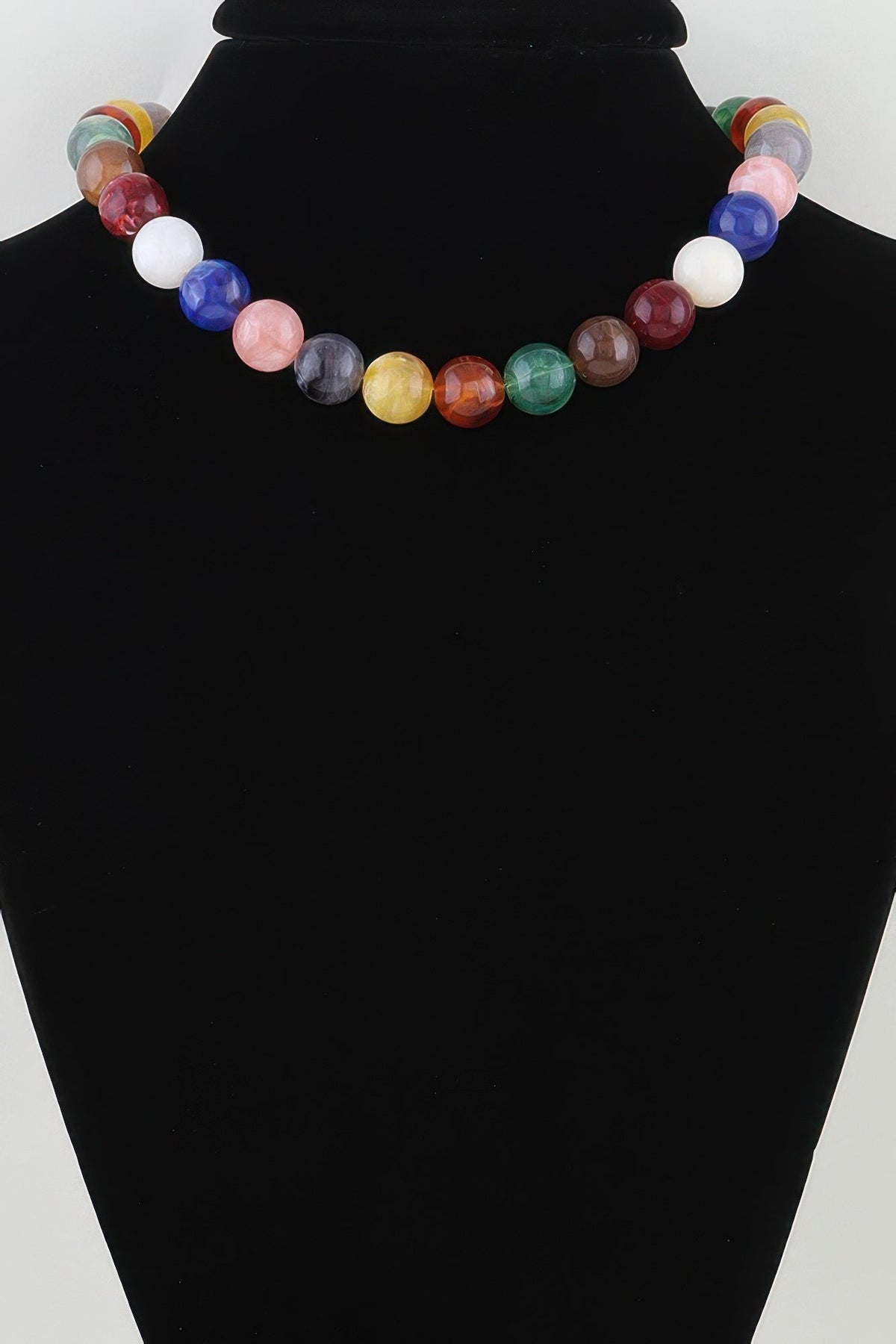 Women's Statement Necklace Multicolor Beaded BYMANYC ® New York VIBRANT ARTISANAL COLLAR - New Collection