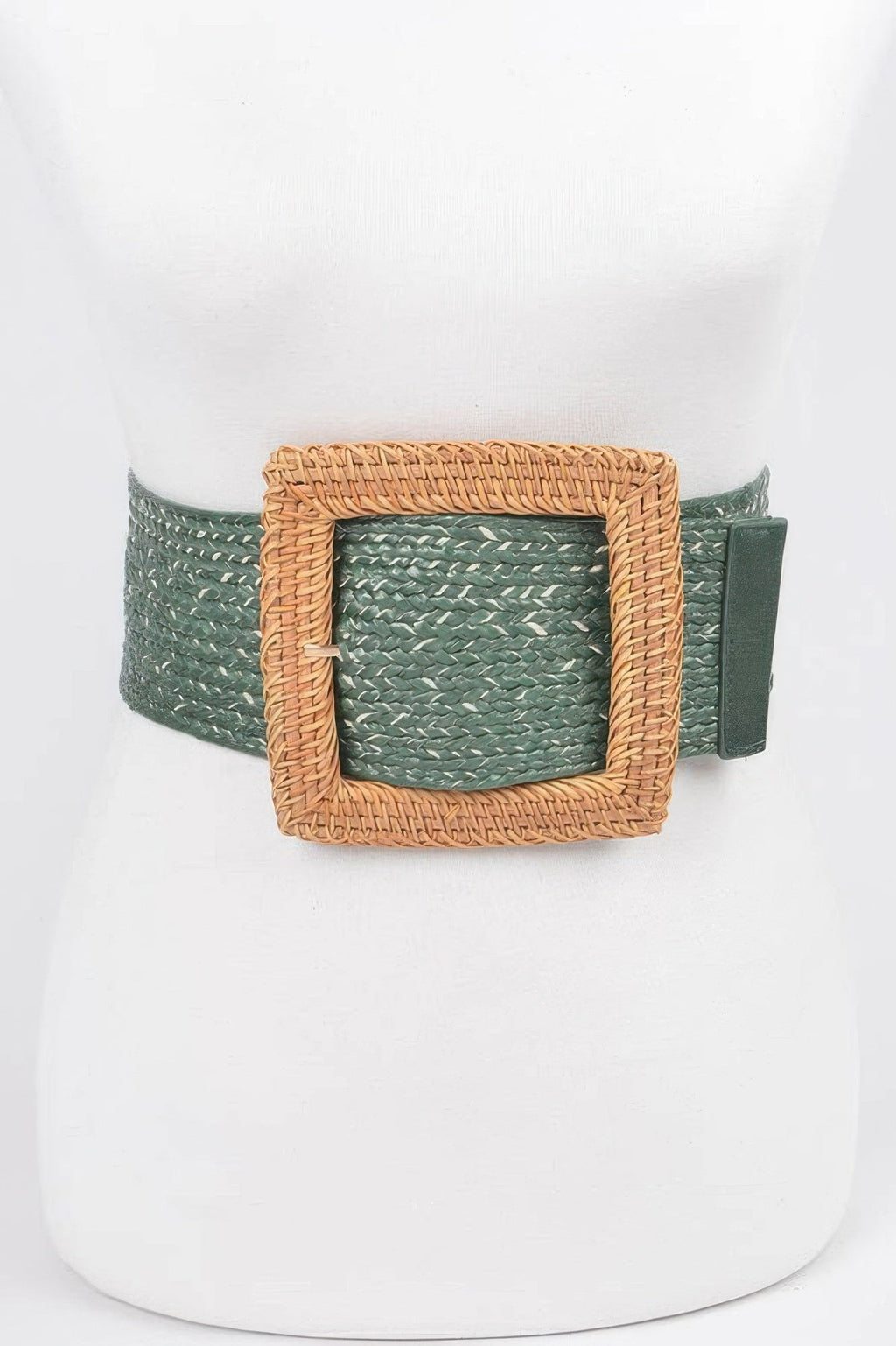 WOMEN'S BELT TRIBECA Bamboo Buckle Stretch BYMANYC ® New York