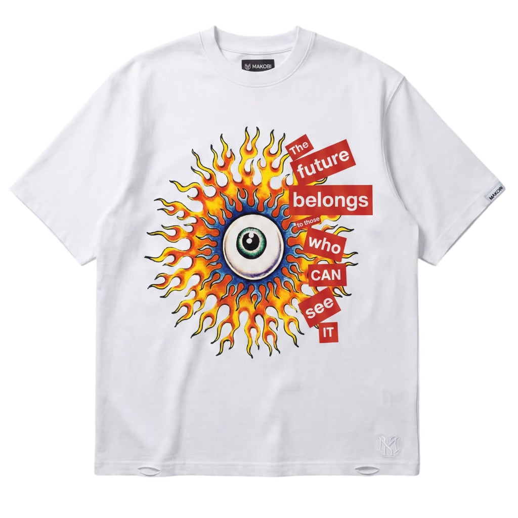 M360 The World is Watching Oversized T-shirt - White