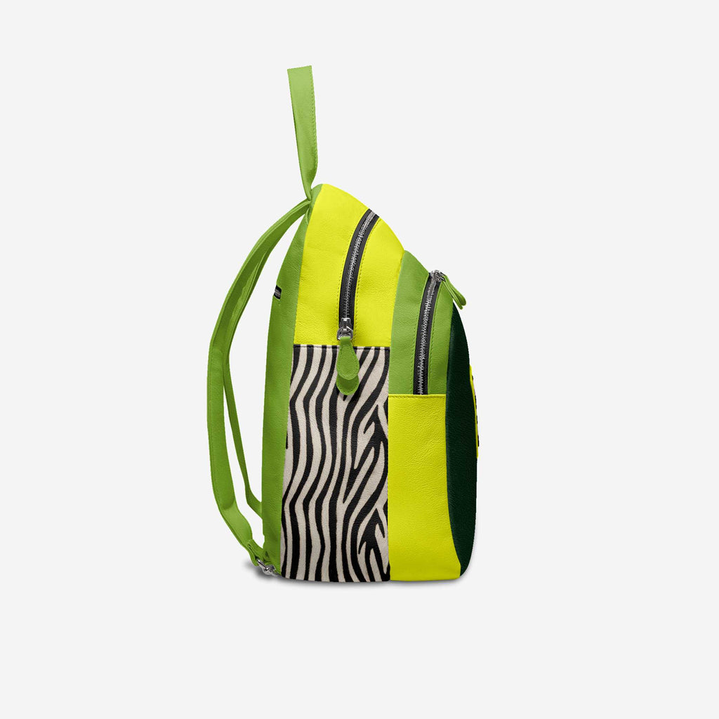 Zebra Jungle Backpack by BYMANYC ® New York – Handmade Vegan Luxury
