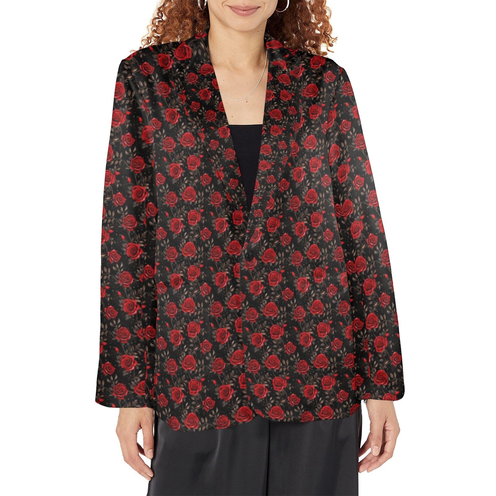 Colores De Mexico Red Rose Blazer