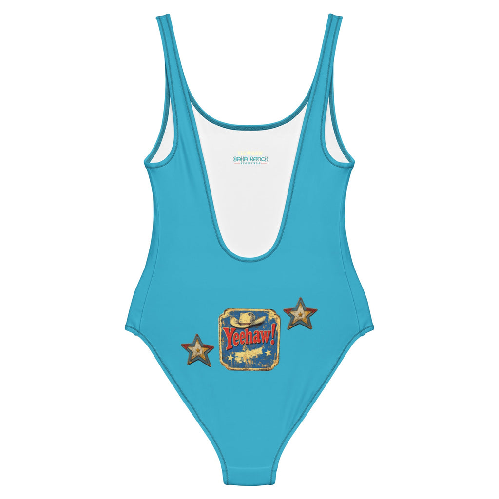 Yeehaw Vintage Cowgirl One-Piece Swimsuit