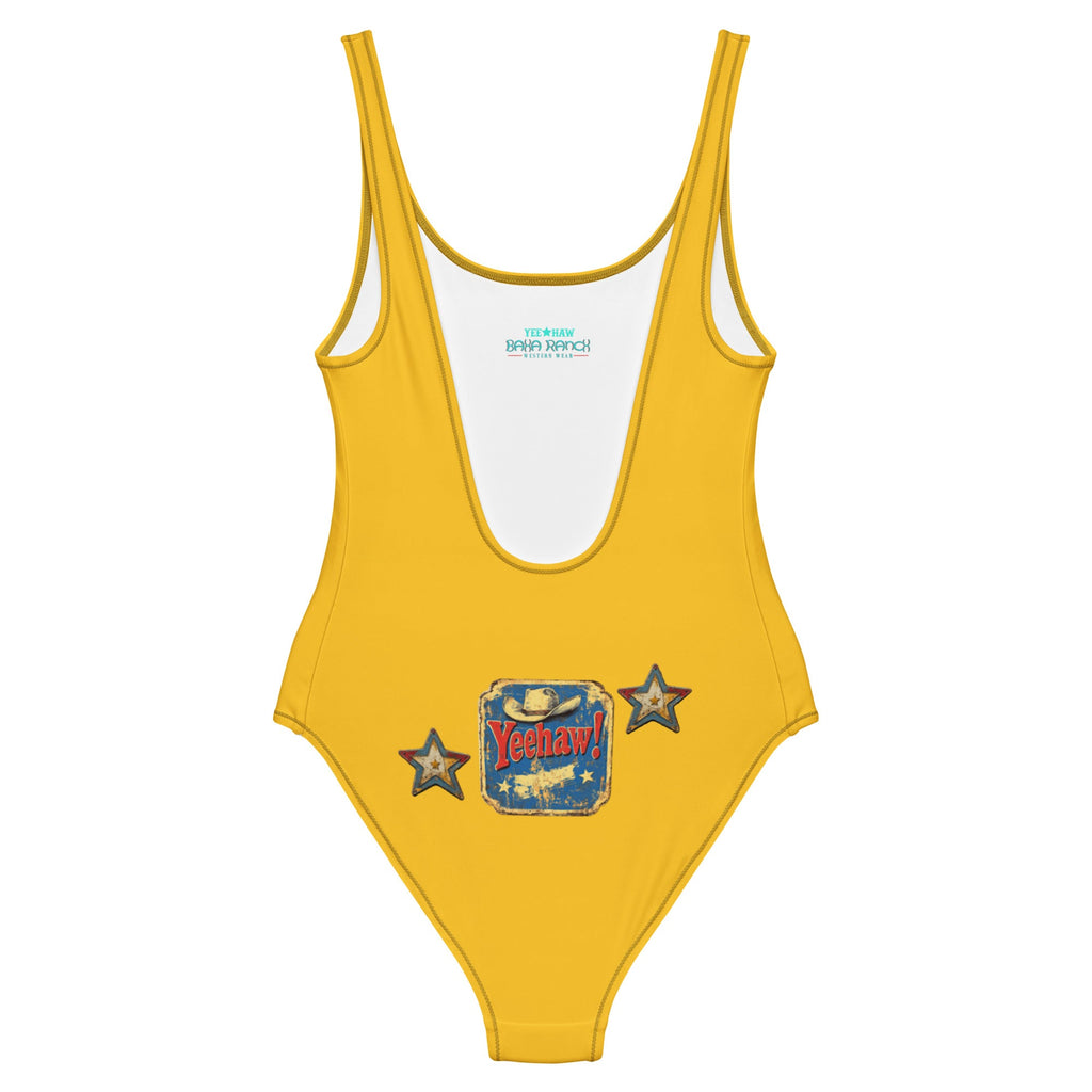 Yeehaw Ride 'Em Cowgirl One-Piece Swimsuit