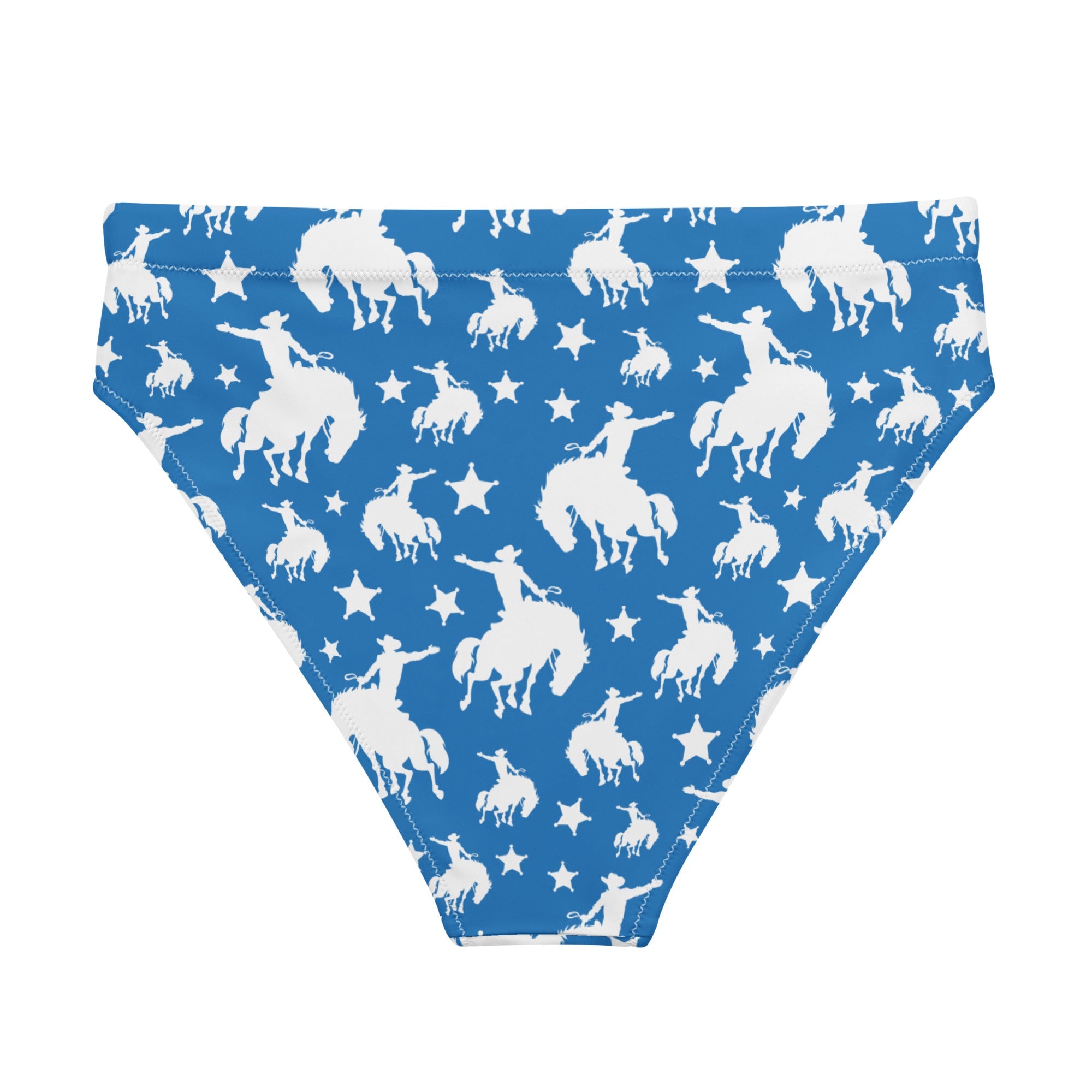 Yeehaw Blue Rodeo Cowboy Bikini Bottom