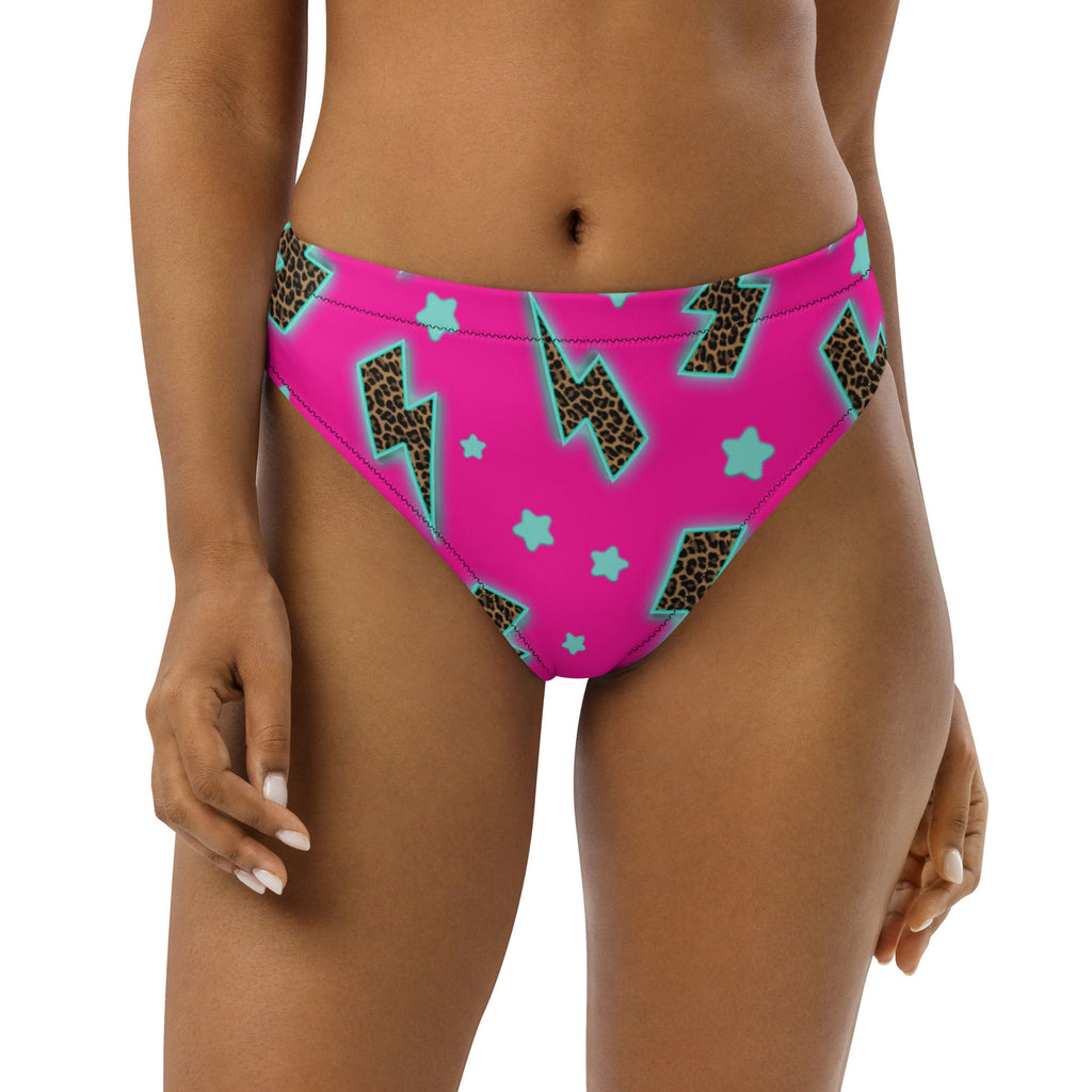 Yeehaw Leopard Lightning Bikini Bottom