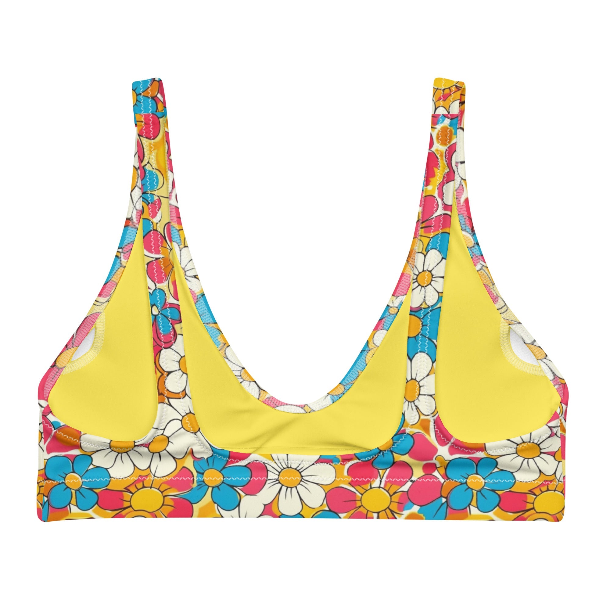 YEEHAW Flower Child Retro Bikini Top