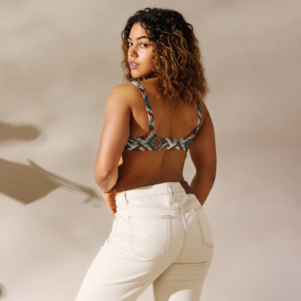 Baha Ranch Yeehaw Southwest Diamond Bikini Top