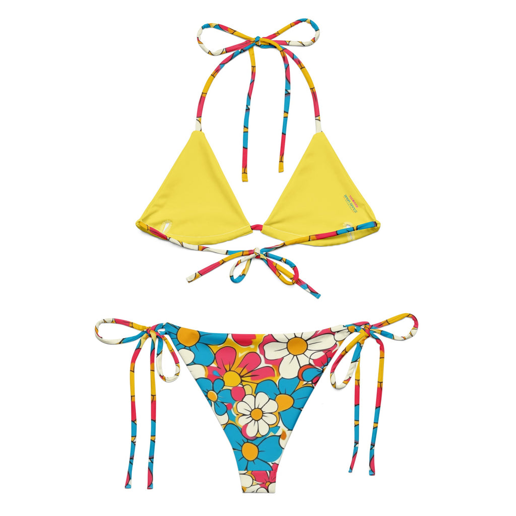 Yeehaw Flower Child Retro String Bikini
