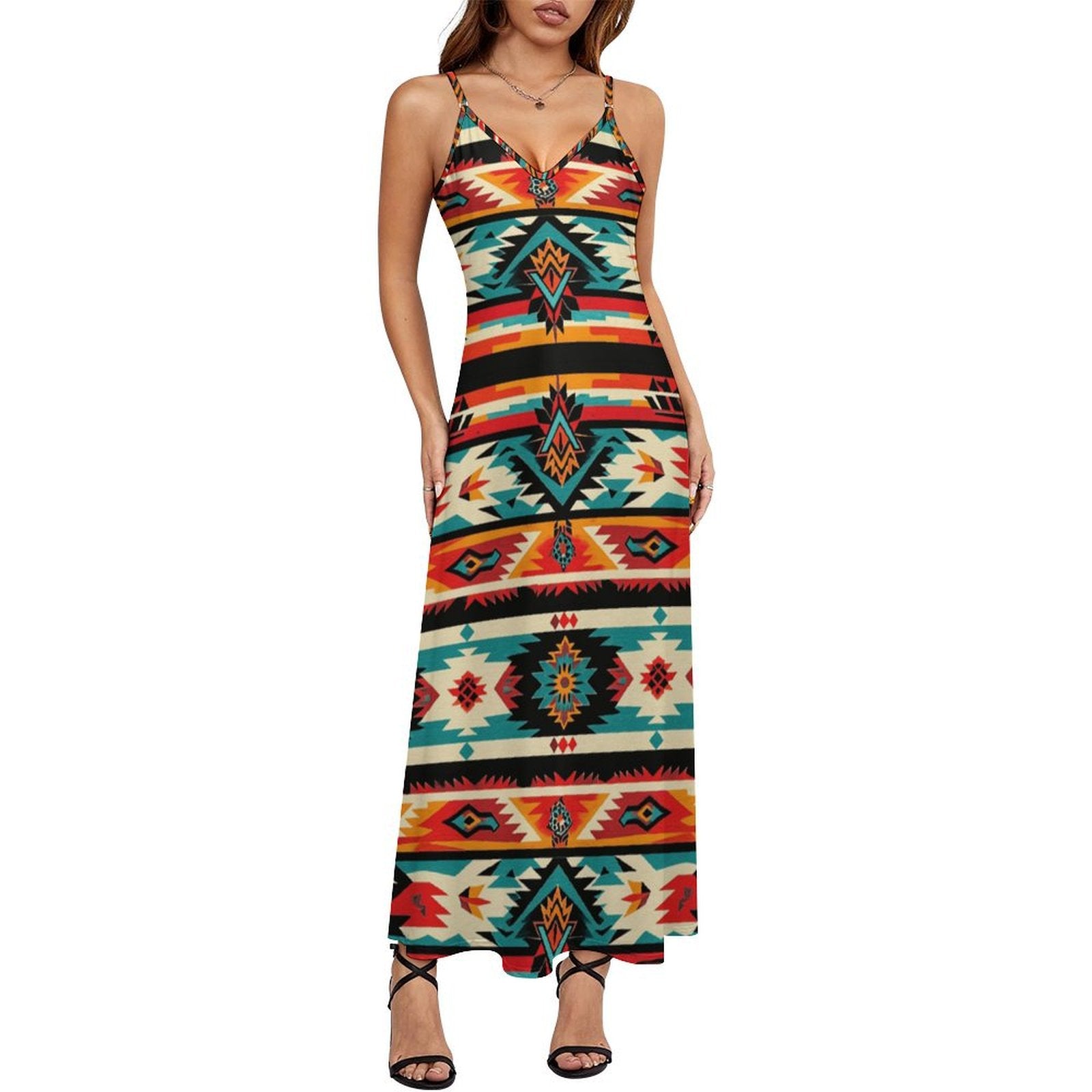 Santa Fe Western Maxi Sun Dress