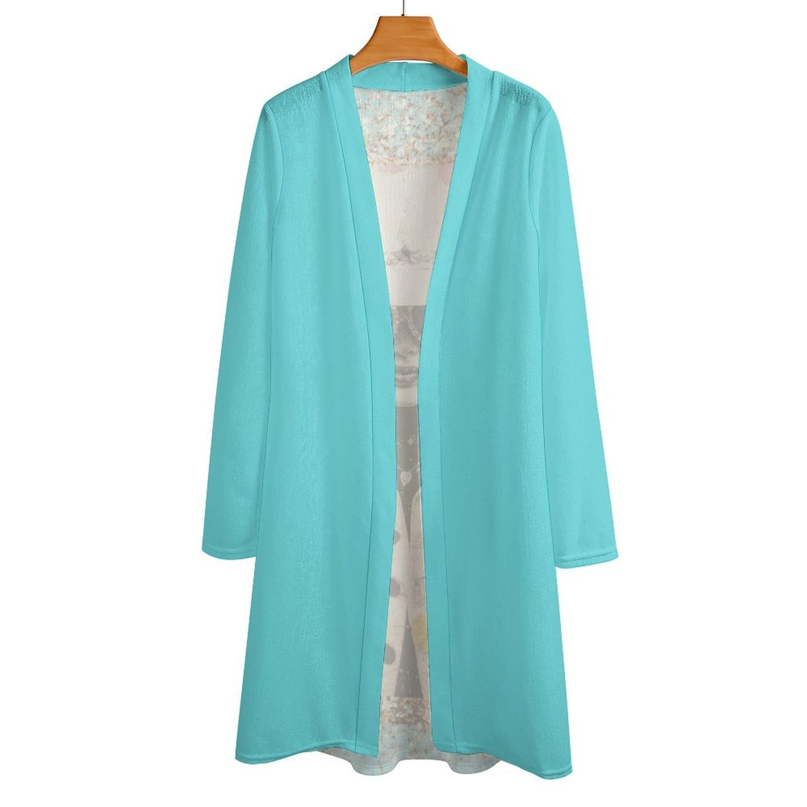 Baha Ranch Retro Pop Western Groovy Cowgirl Lightweight Cardigan