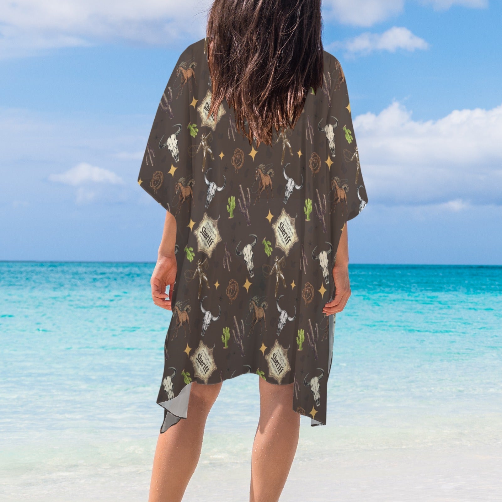 Western Kimono Duster Coverup