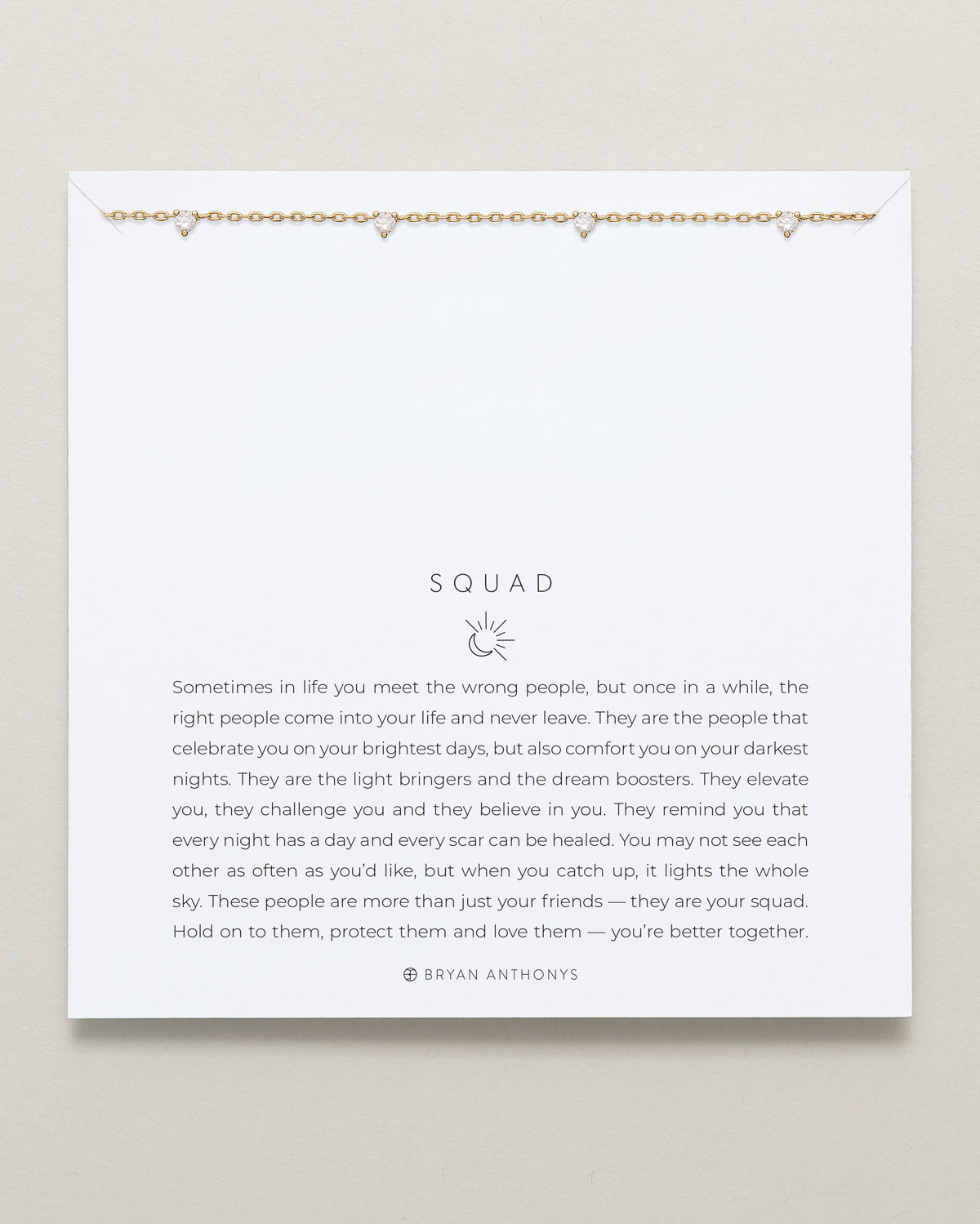 Squad Crystal Bracelet