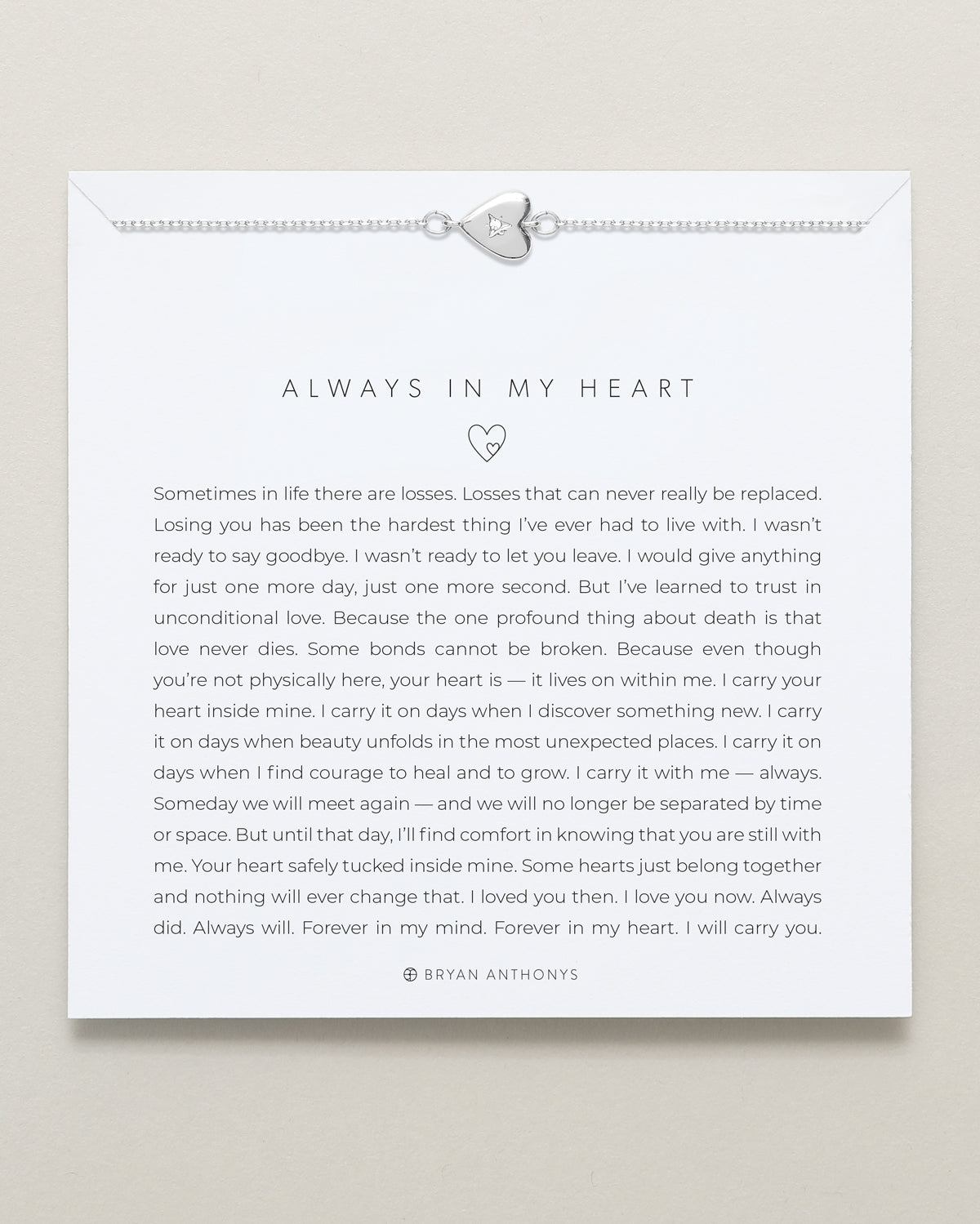 Always In My Heart Icon Bracelet