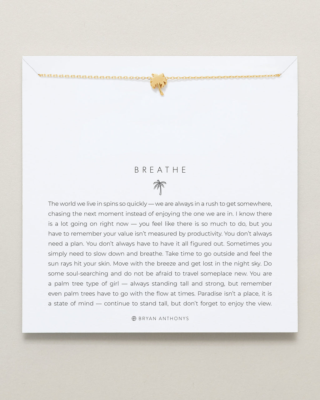 Breathe Icon Necklace