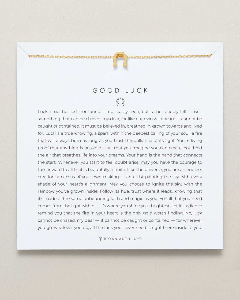 Good Luck Icon Necklace