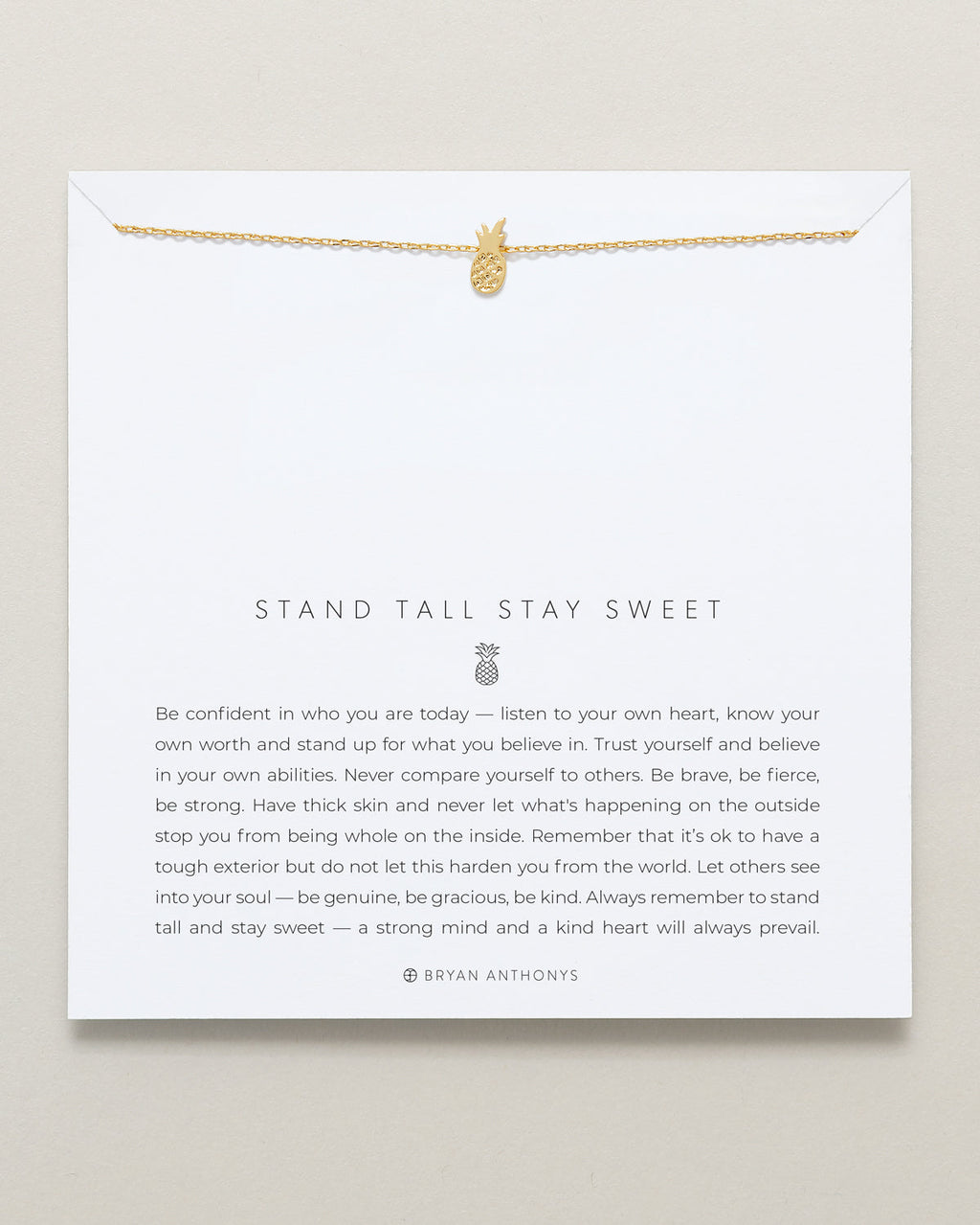 Stand Tall Stay Sweet Icon Necklace