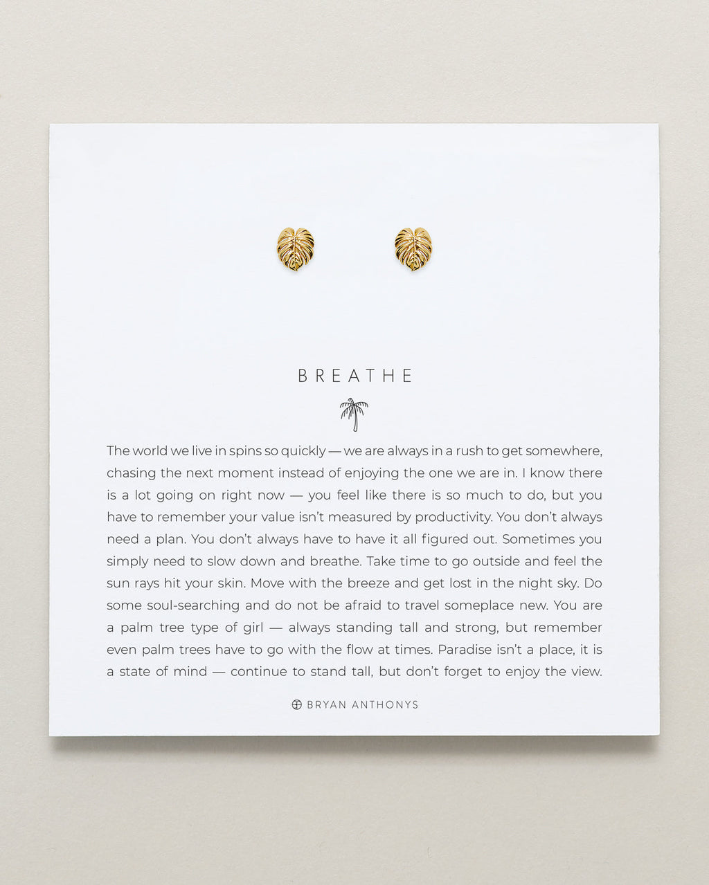 Breathe Stud Earrings